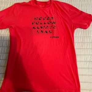 Under Armour deep red T-shirt. Size L.